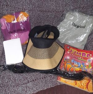 Black and Tan Sun Hat 6pc Bundle